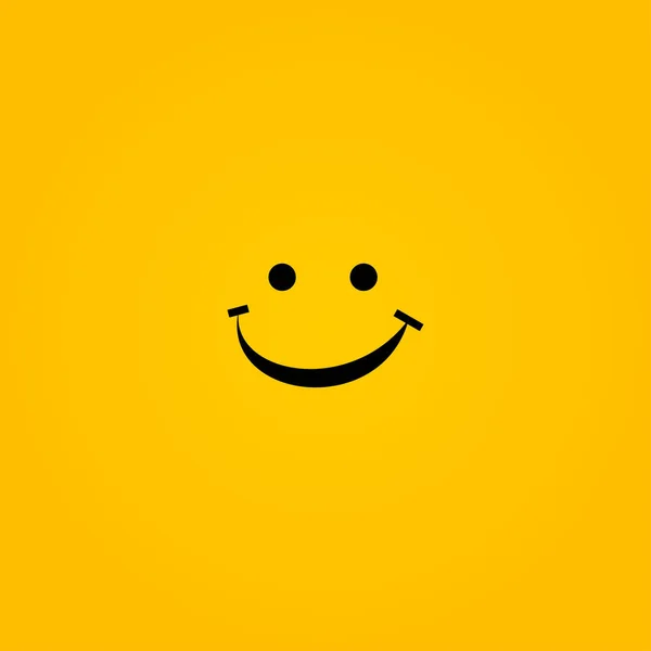 Glimlach Logo voor banner ontwerp en elegante sjabloon — Stockvector