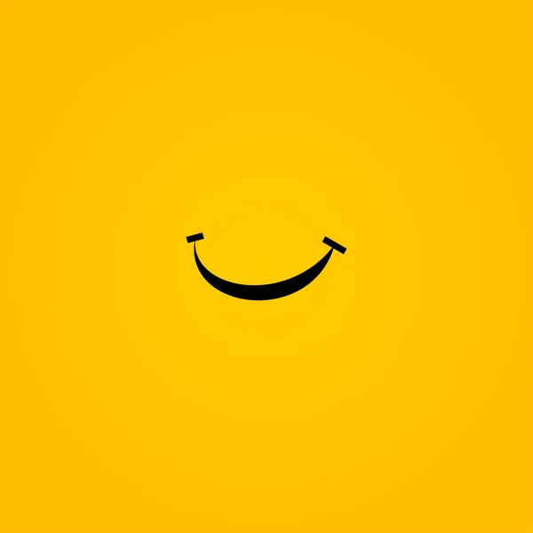 Pankart Tasarımı ve Zarif Şablon İçin Gülümse Logosu — Stok Vektör