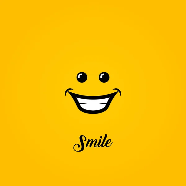 Smile Logo For Banner Design and Elegant Template — 스톡 벡터