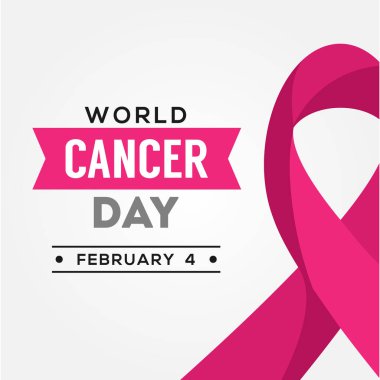 Dünya Kanser Günü Tasarım Şablonu Arkaplanı