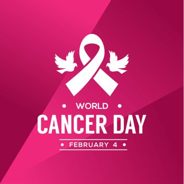 Dünya Kanser Günü Tasarım Şablonu Arkaplanı