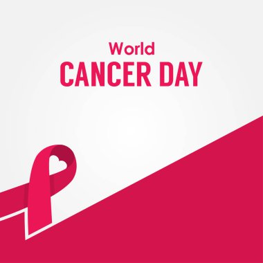 Dünya Kanser Günü Tasarım Şablonu Arkaplanı