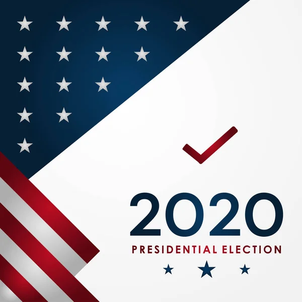 Президент День виборів 2020 Векторний дизайн для банера або фону — стоковий вектор