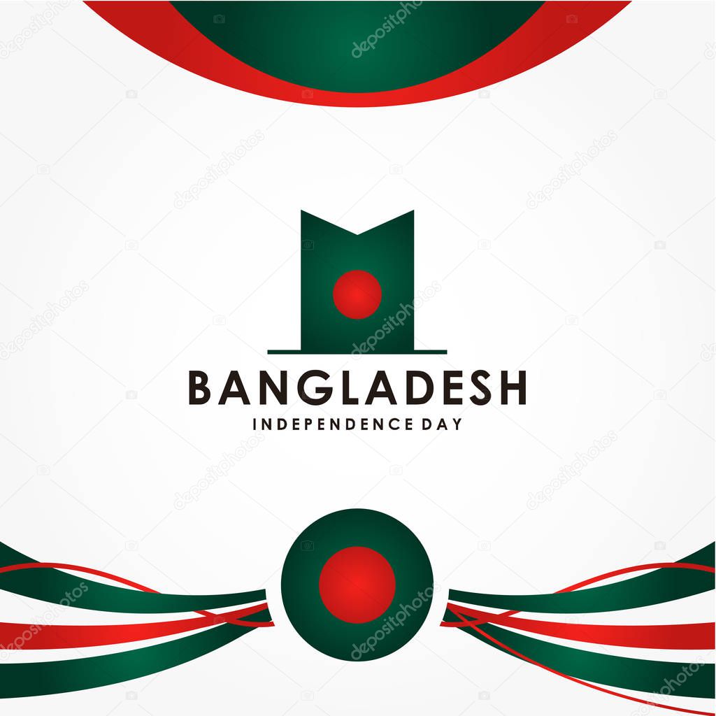Bangladesh Independence Day Vector Design For Banner or Background