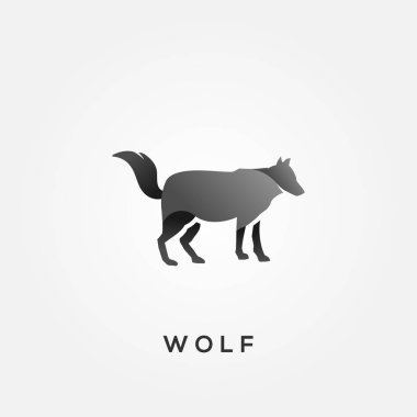 Wolf Animal Silhouette Vector Design