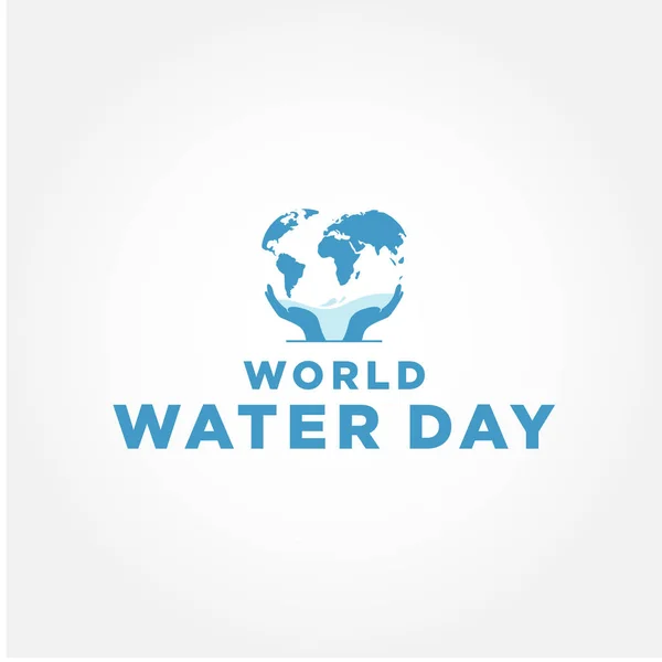 Weltwassertag Vektor Design Für Banner Oder Hintergrund — Stockvektor
