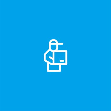 Teslimat Vektörü Resmi. Hızlı teslimat sembolü gönderiliyor