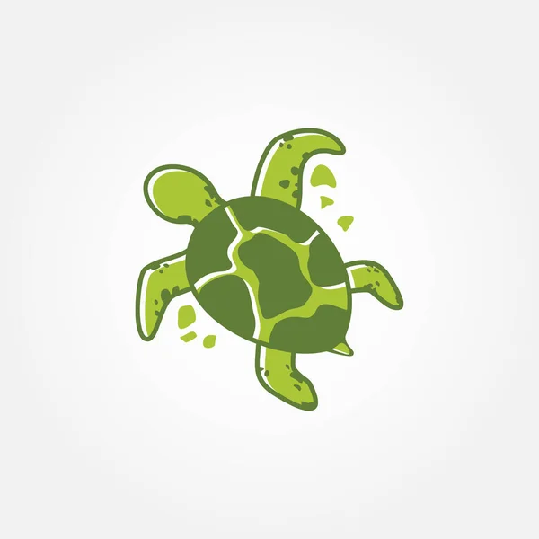 Черепаха Векторний Дизайн Ілюстрація Тла — стоковий вектор