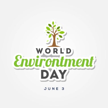 Kutlama Anı için Mutlu Dünya Ortamı Vektör Tasarımı İllüstrasyonu