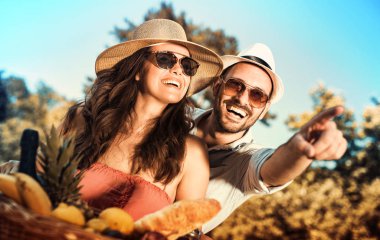 Birbirine aşık çift