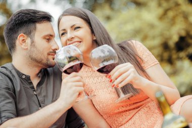 Romantik genç çift