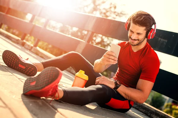 Détente après l'entraînement — Photo