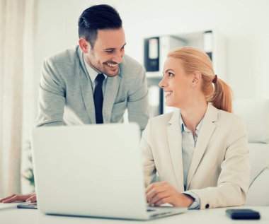 Ofisteki iş adamları