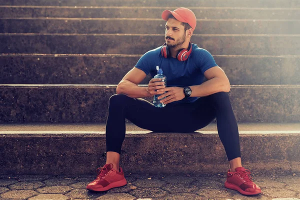 Relajante después del entrenamiento — Foto de Stock