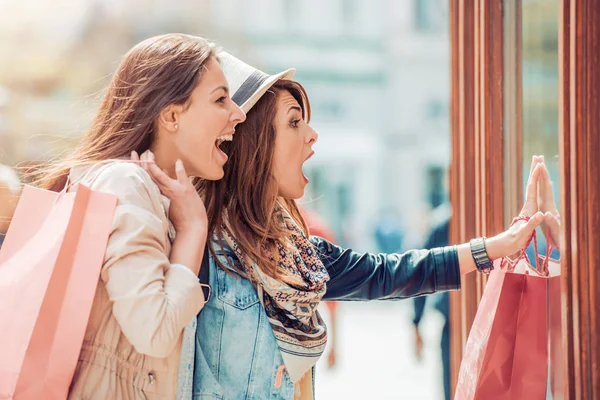 Dos mujeres de moda joven —  Fotos de Stock