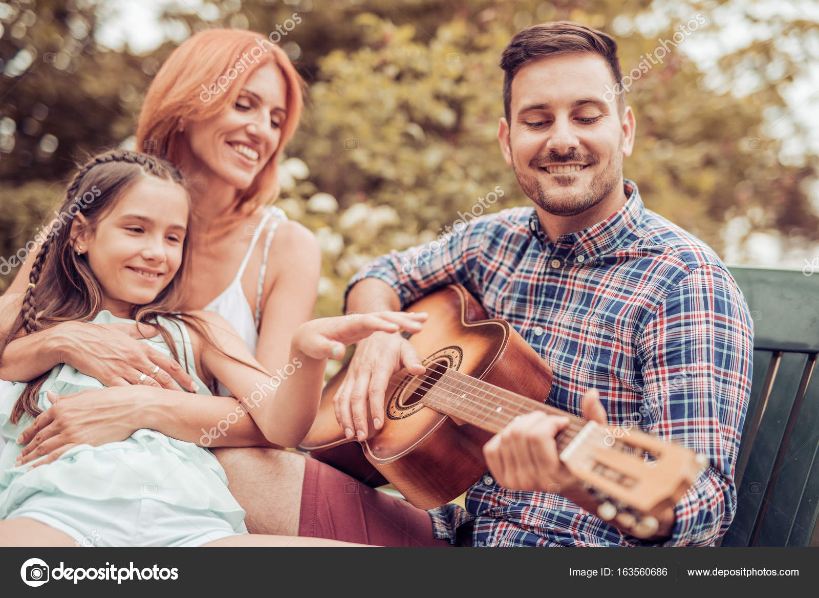 Happy family enjoying quality time — Stock Photo © Ivanko1980 #163560686