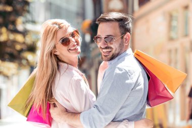 Alışveriş zevk çift