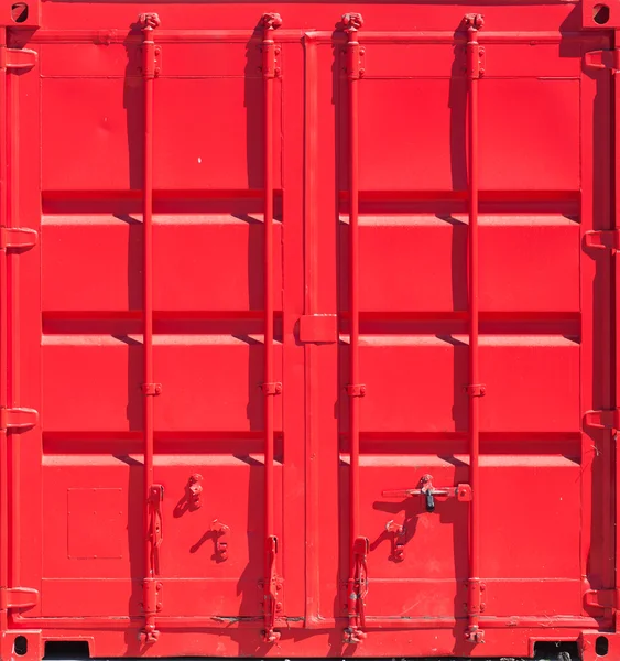 Piros teheráru-konténer — Stock Fotó