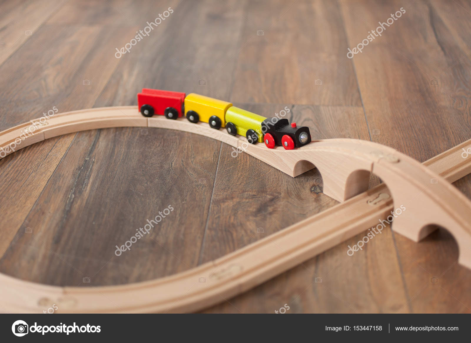 wooden bridge toy