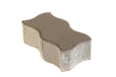 Tek asfalt tuğla, ıssız. Asfalt için beton blok