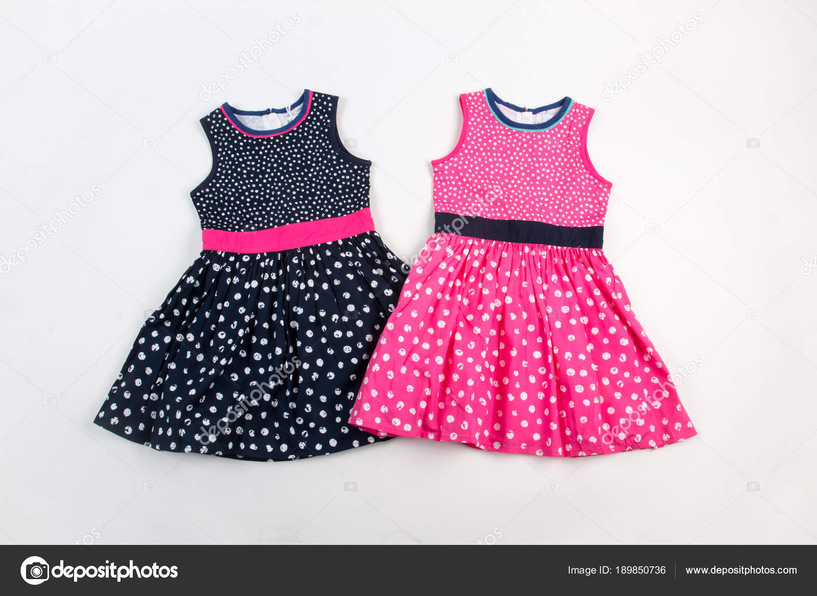 pink and white summer dress