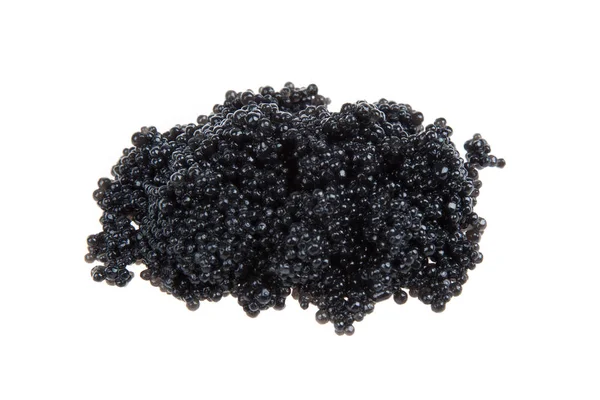 Black caviar, isolated on white background — Stock Photo, Image