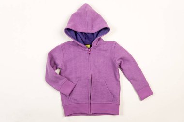 mor kapüşonlu kazak