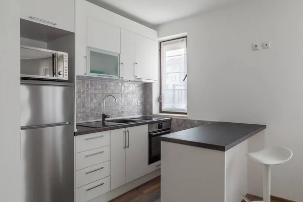 Neue Moderne Küche Neue Heimat Innenraumfotografie — Stockfoto