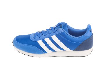 Varna, Bulgaristan - 6 Temmuz 2018: ADIDAS V RACER spor ayakkabısı. Ürün çekimi. Adidas spor ayakkabıları, giysileri ve aksesuarları tasarlayan ve üreten bir Alman şirketidir.