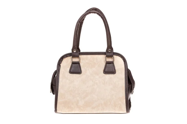 Sac Cuir Élégant Pour Femme Sac Main Femme Mode Isolé — Photo