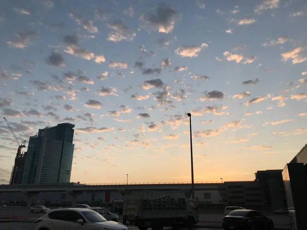 Схід Сонця Сьогодні Розбиті Хмари Просто Дивовижні — стокове фото