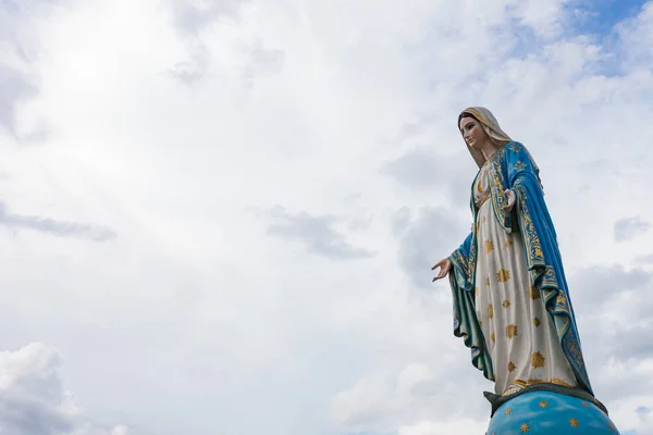 Blessed Virgin Mary Blue Sky — Stock Photo, Image