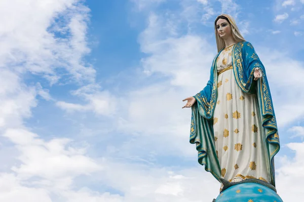 Bem Aventurada Virgem Maria Diante Diocese Católica Romana Lugar Público — Fotografia de Stock