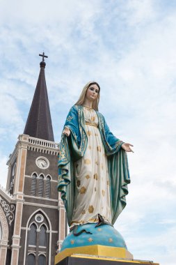 Kutsal bakire Meryem Katolik piskoposluk bölgesi, Tayland önünde.