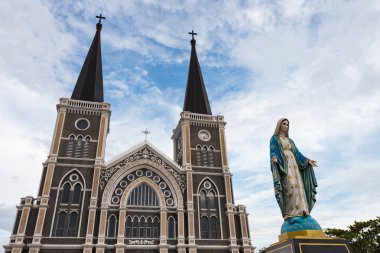 Kutsal bakire Meryem Katolik piskoposluk bölgesi, Tayland önünde.