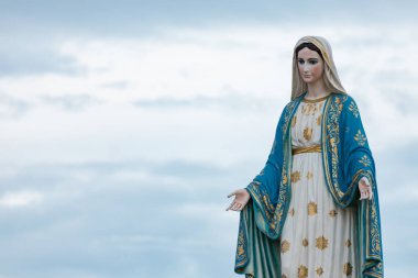 Kutsal bakire Meryem Katolik piskoposluk bölgesi, kamu önünde yer Chanthaburi, Tayland.