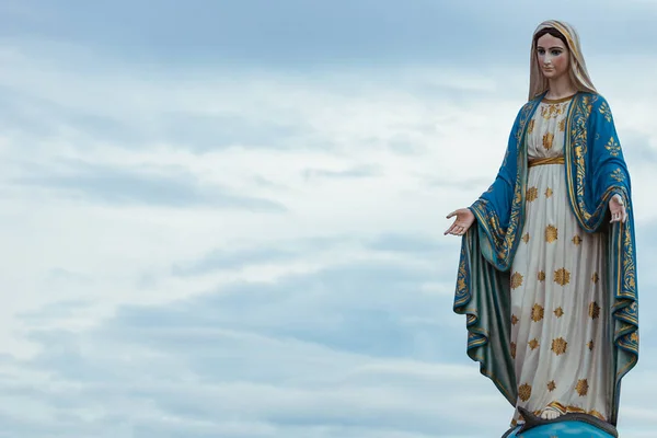 Bem Aventurada Virgem Maria Diante Diocese Católica Romana Lugar Público — Fotografia de Stock