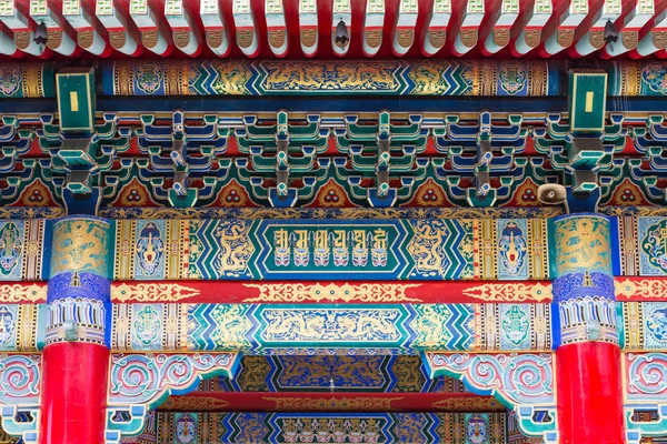 Chinese Buddhist temple ceiling pattern