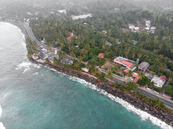 Vista aérea de la costa de la isla . — Foto de Stock