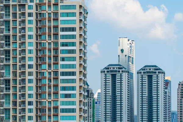 Bangkok Cityscape Business district — Stock Photo, Image