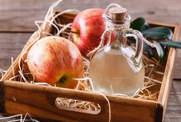 Unfiltered apple cider vinegar Stock Picture