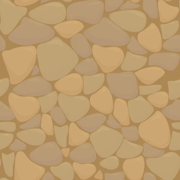 Vector textur av stenar i bruna färger Vektorgrafik