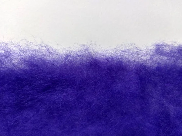 Texture bleue fond en laine avec espace de copie — Photo