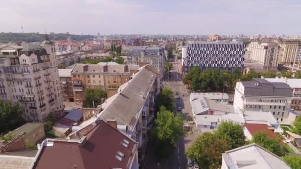 Podil Ein Historisches Viertel Von Kyiw — Stockvideo