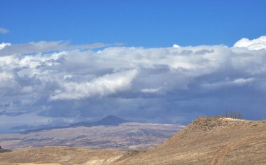 Kapadokya Vadisi 'ndeki taş binalar