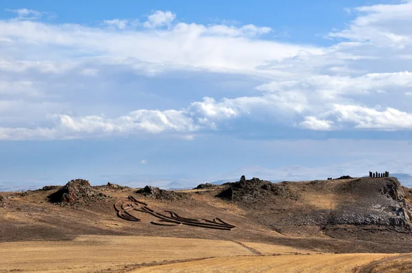 Kamenné Budovy Údolí Cappadocia — Stock fotografie