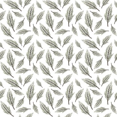 Noel ve yeni yıl için şirin bir suluboya deseni. Ambalaj kağıdı, kart ve tatil tasarımı için harika..