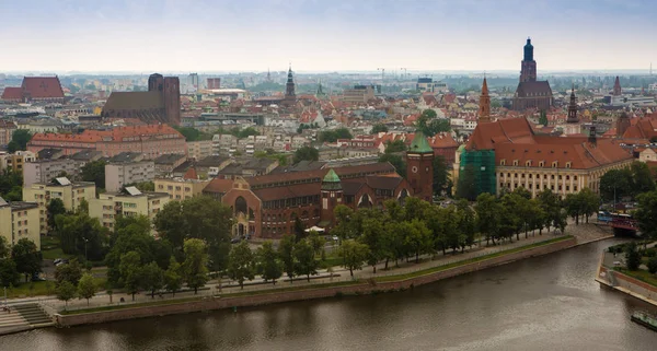 Polonya. Wroclaw. Oldtown peyzaj.