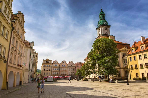 South-western Poland. Lower Silesia. Jelenia Gora. Summer 2017. Area market&