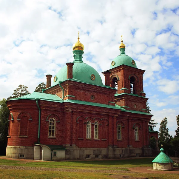 El skete Resurrección. Isla de Valaam, Rusia . — Foto de Stock